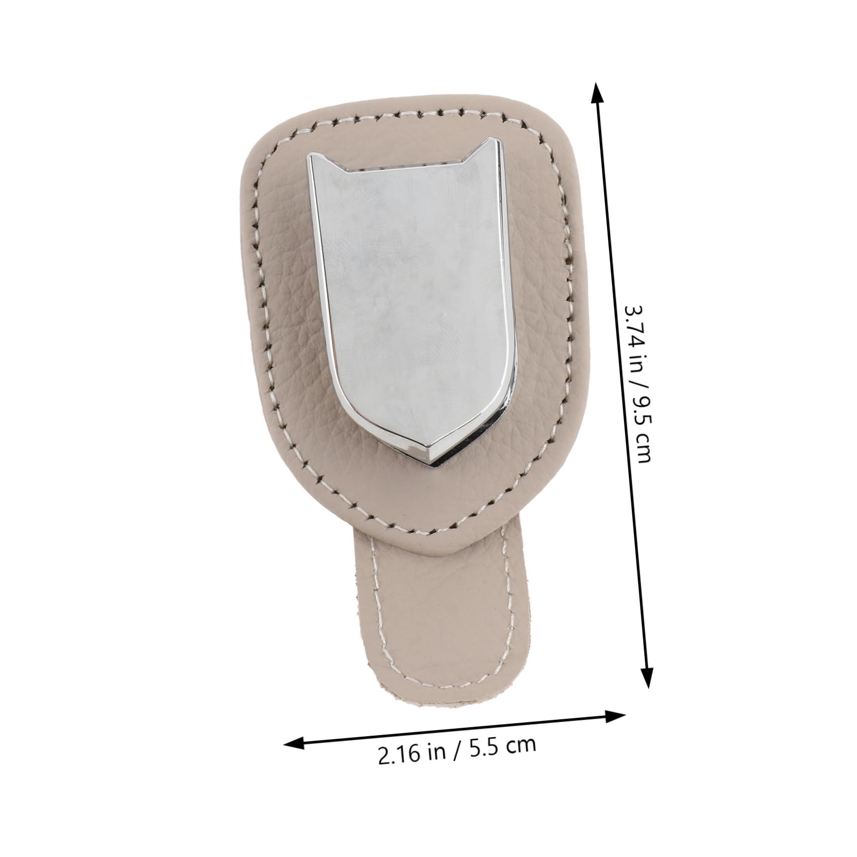 Mikinona 2pezzi Porta Occhiali Da Sole Per Auto Clip e Inossidabile Supporto Per Visiera Organizer Per Occhiali e Carte