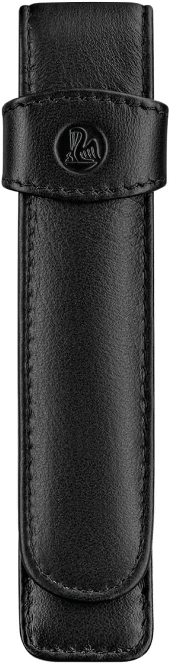 Pelikan 923409 Étui en cuir pour 1 crayon/stylo noir