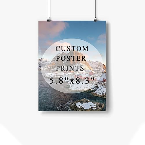 Miniatura 1 de Custom Poster For Wall,Custom Personalized Photo to Poster Printing, Create Your Own Posters with PhotoImage -5.8x8.3 Inch