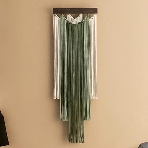M MANUAL Macrame Wall Hanging 15.7x47.2Inch Fiber Handmade Macrame Wall