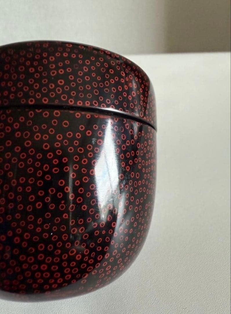 Amazon.co.jp: 伝統工芸品 津軽塗 七々子塗 本漆 棗 茶入 漆器 茶道具