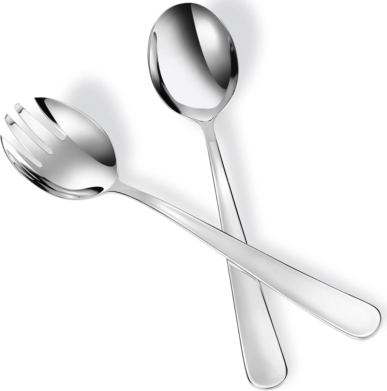 KEAWELL Premium 9.45″ Louise Salad Servers, 18/10 Stainless Steel, Exceptional mirror finish, Dishwasher Safe (Salad Servers) KEAWELL Premium 9.45″ Louise Salad Servers, 18/10 Stainless Steel, Exceptional mirror finish, Dishwasher Safe (Salad Servers)