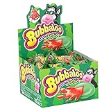 Chicles Bubbaloo con Relleno Líquido – Caja de 60 Unidades | Sabores Tutti Frutti, Fresa y Sandía | Chicles Hinchables con Centro Líquido (Paquete 60 unidades, Sandia)