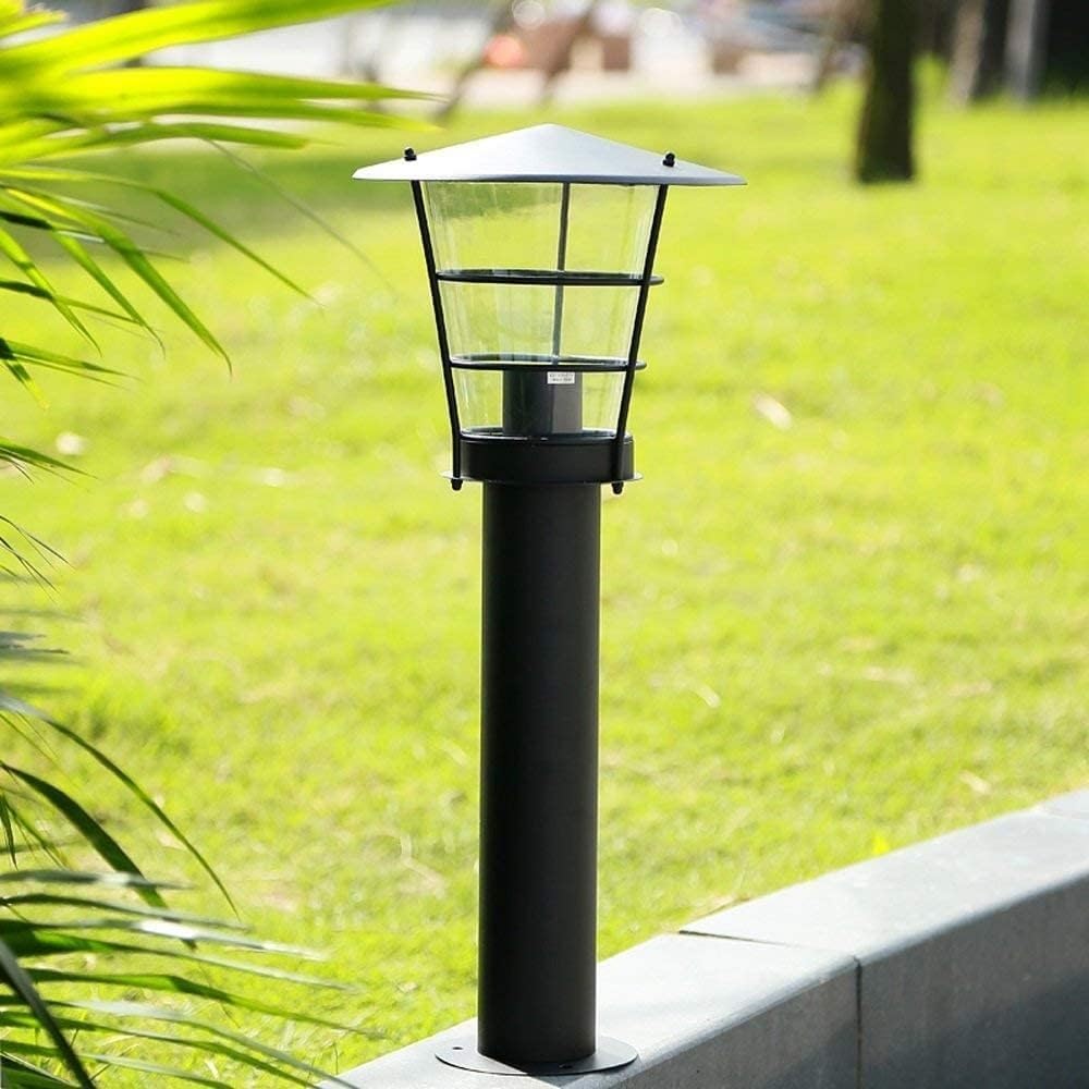 Simple Modern Stainless Steel Waterproof Lawn Lamp Landscape Garden Villa Outdoor Floor Lamp Acrylic E27 European American Street Lamp Post Lamp Traditional Landscape Lighting