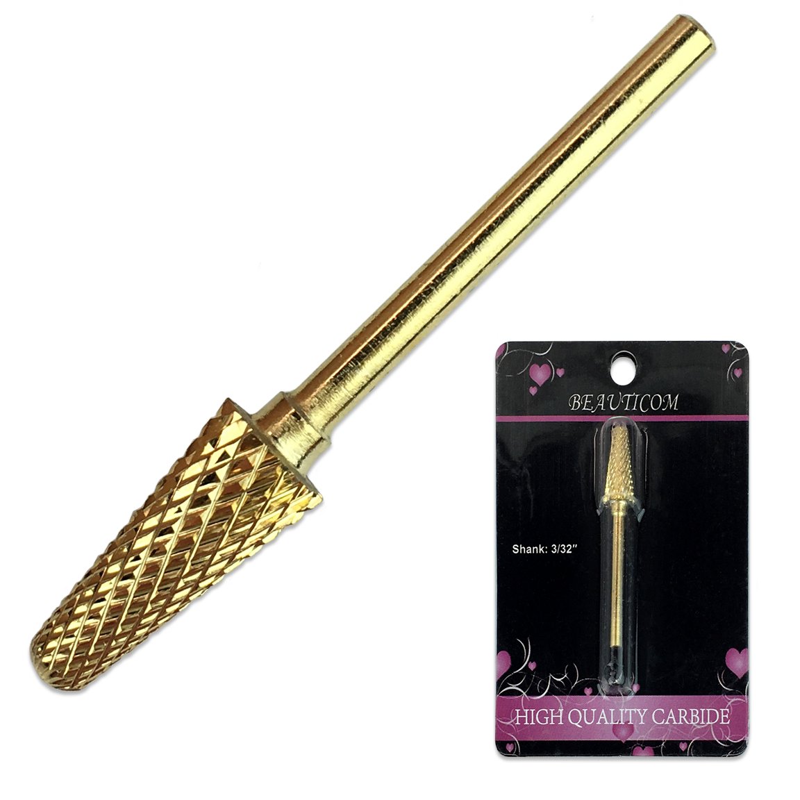 3/32" USA Safety Nail Carbide Bit Tapered Cone/Under Nail Cleaner (UNC