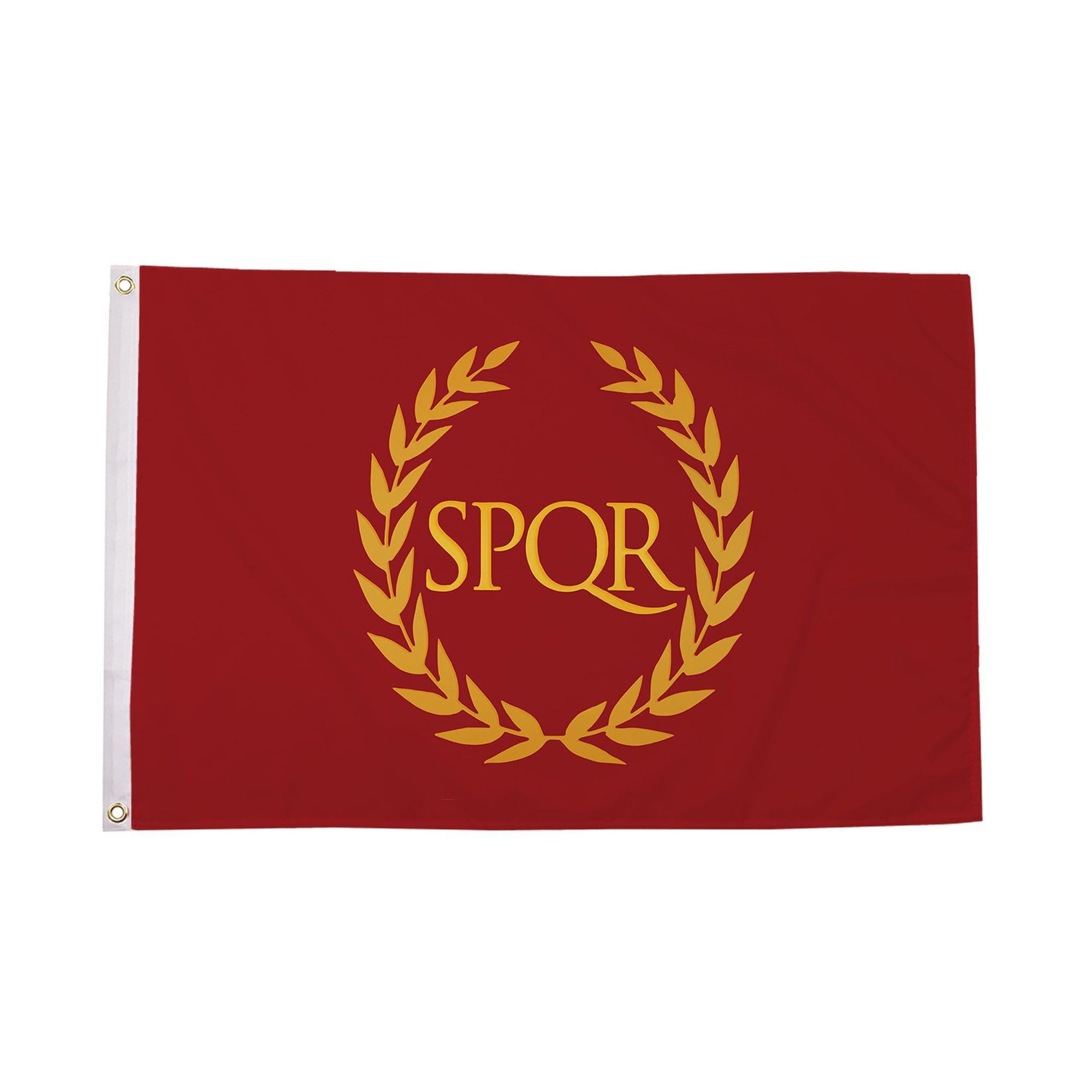 Flagtex Roman Empire SPQR Flag 5ft x 3ft (150cm x 90cm) Premium 100gsm Polyester with Double Stitched Hems - Ancient Roman Flag, SPQR Empire Banner, Historical Reenactment Display