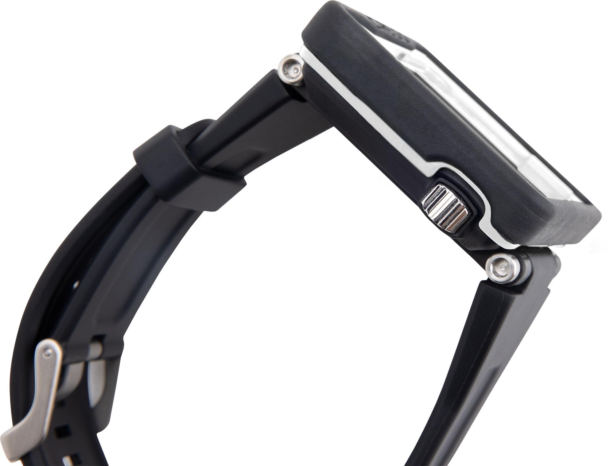 CRESSI Raffaello Diving Computer Black/White - Ordenador de Buceo Unisex con Amplia Pantalla Rectangular de Alto Contraste para la Máxima Legibilidad de los Datos Posible, Negro/Blanco, Talla Única