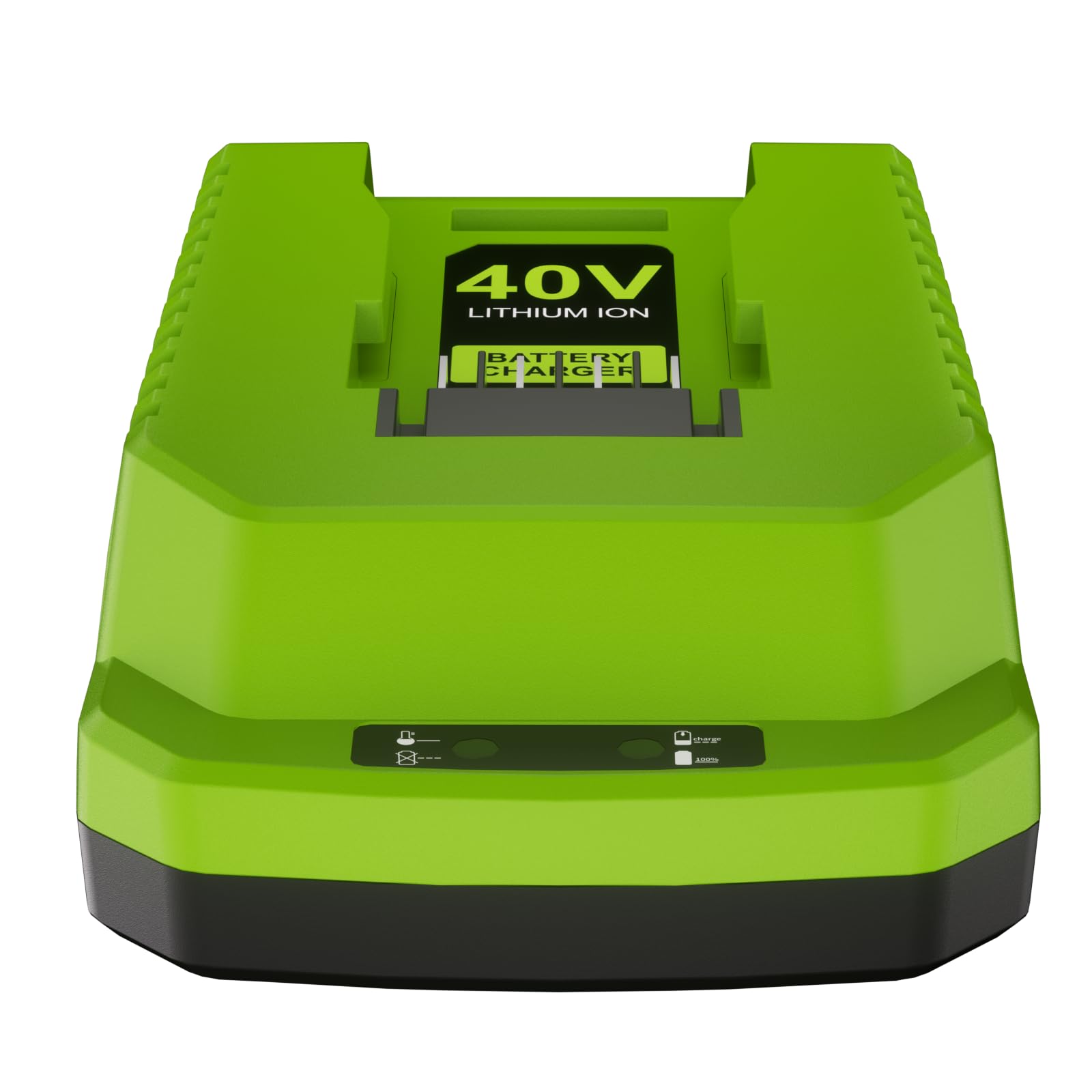 Cargador rápido de 40 voltios y 4 A, para Greenworks 40 V, carga rápida de repuesto para paquetes de baterías 29482 29462 29252 G-MAX de 40 V