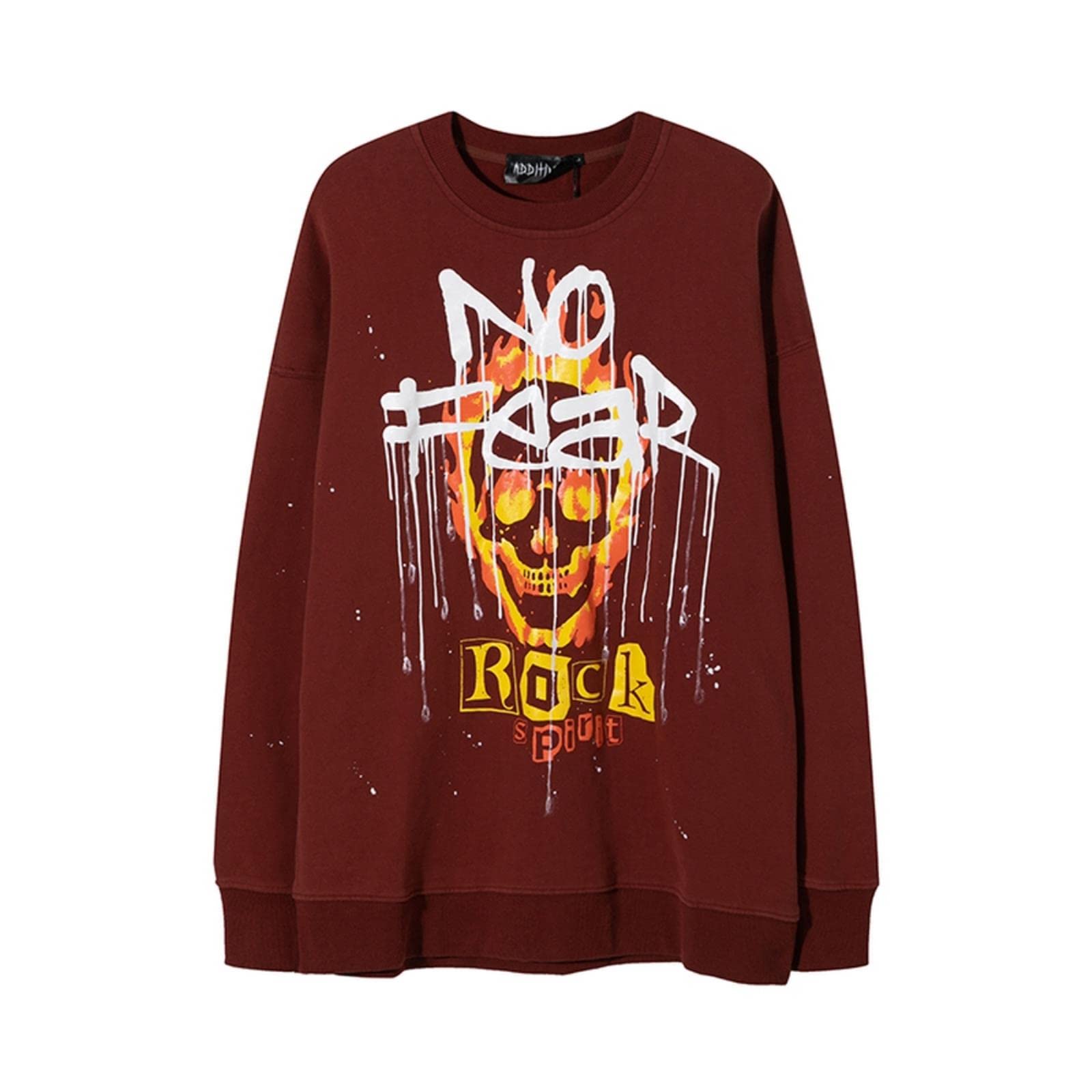CHOUX Graffiti Stampa Hip Hop Felpa con cappuccio Uomo Punk Gotico Pullover Streetwear Harajuku Loose Tops