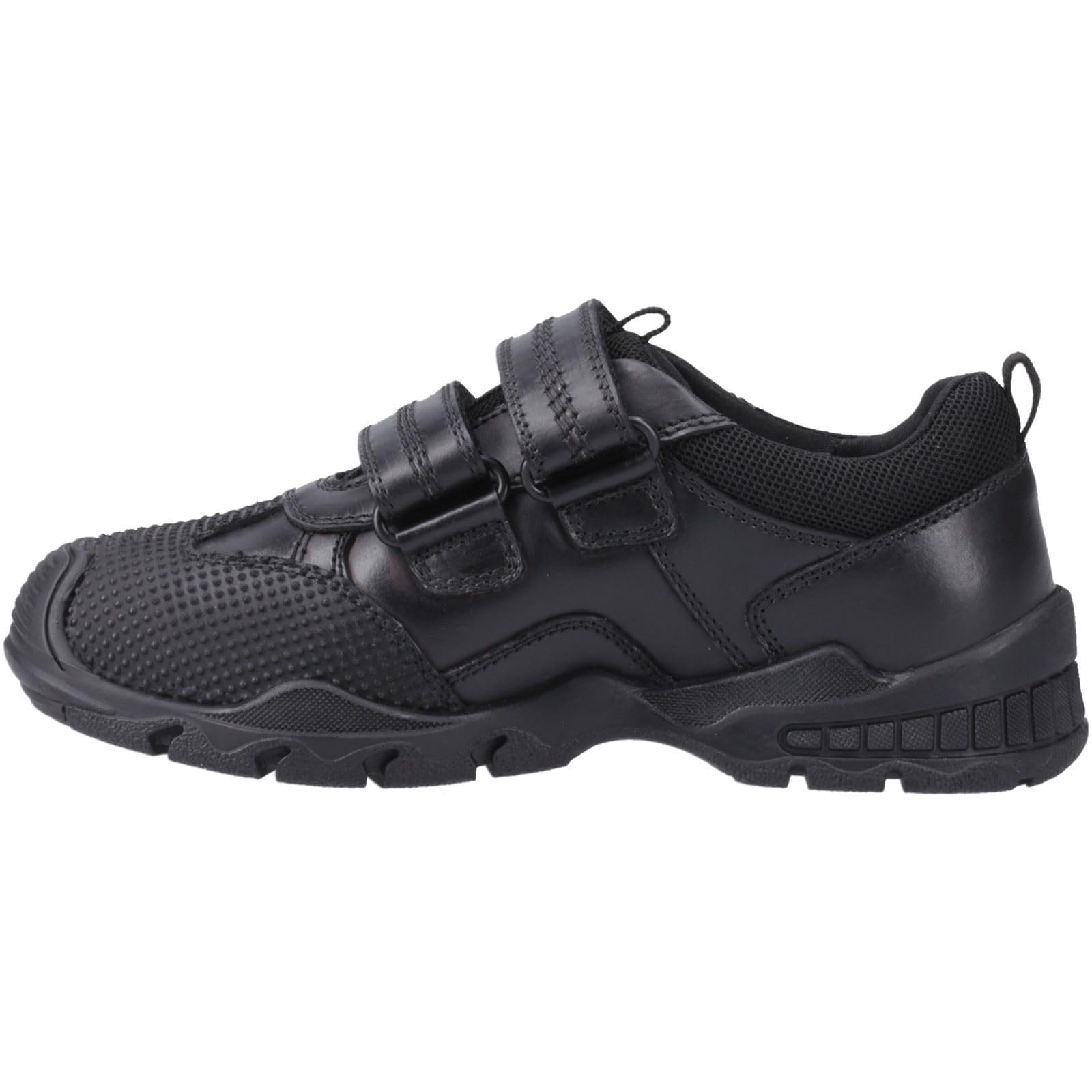 Hush Puppies Mocassini Tristen in Pelle Nero Bambino