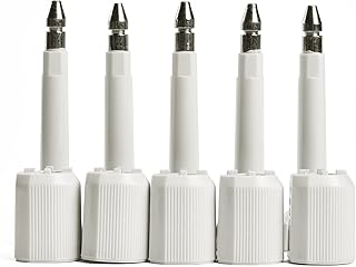 High Security Bolt Seals for Cargo Containers, Truck Trailers and Railways, Shipping Locks Metal Seal with Print Progressive Numbering, ISO 17712 and C-TPAT Certified (10 Pack, White)