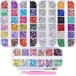 Nail Art Rhinestones Plastic