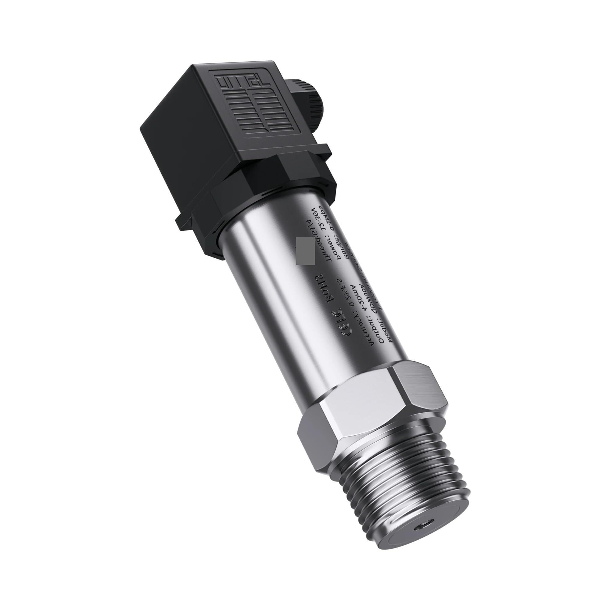 Amrttwy 0.1Mpa-0.1Mpa Pressure Transmitter, Pressure Transmitters High Precision 4-20 Ma Sensor, Hydraulic, Pneumatic And Negative Transmitter(-0.1Mpa-0.1Mpa)