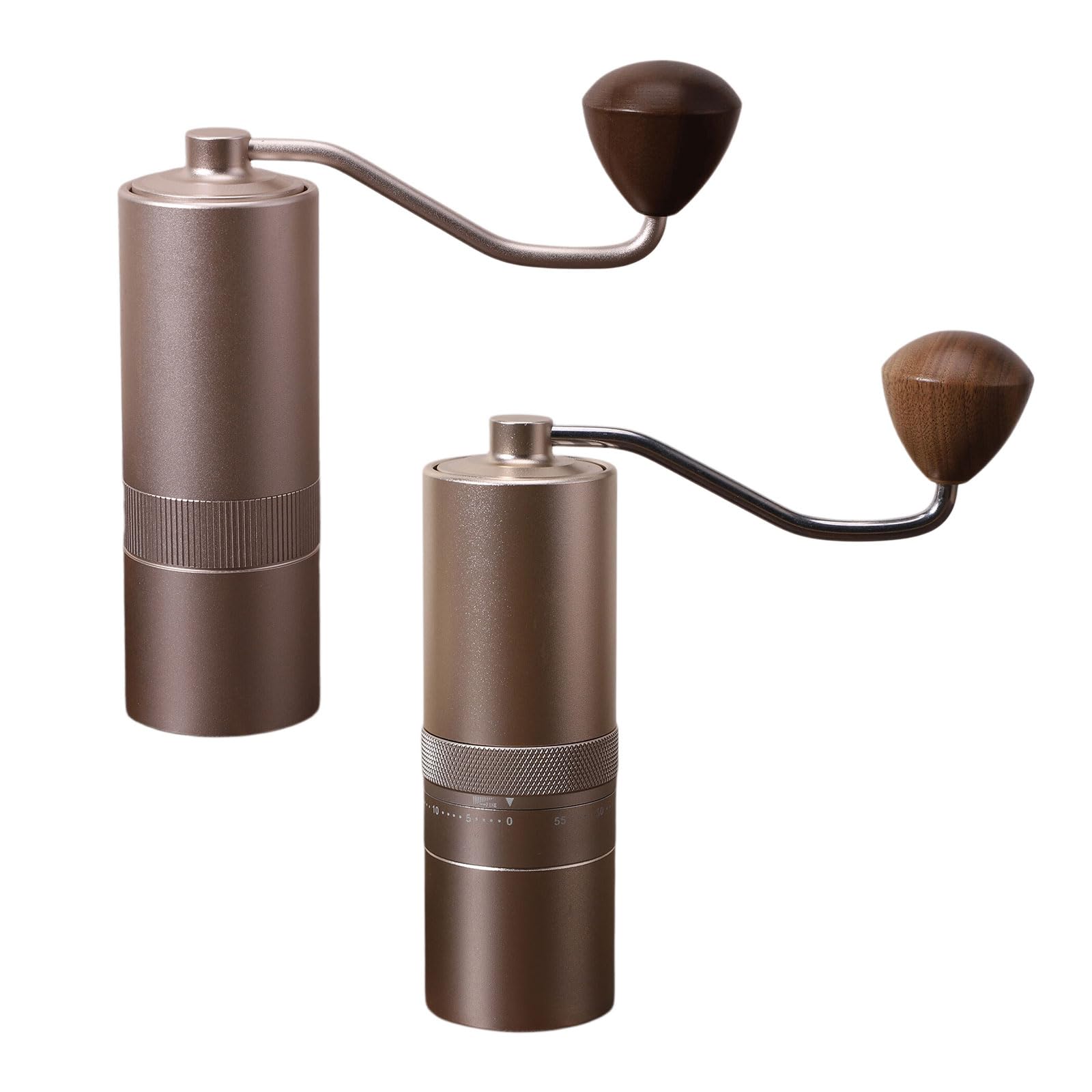 Molinillo de café Manual de Acero Inoxidable 304 de Grado médico con Materiales no tóxicos para oficinas en hogar y Uso en Exteriores Molinillo de café con Manual Núcleos de cerámica