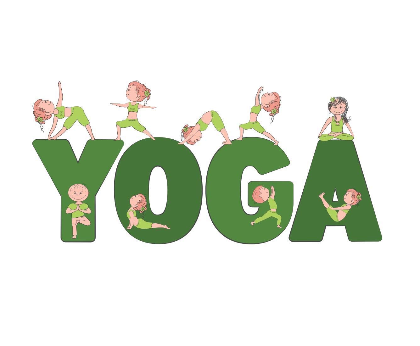 Asmi Collections Self Adhesive Kids Doing Yoga Wall Stickers-image-16
