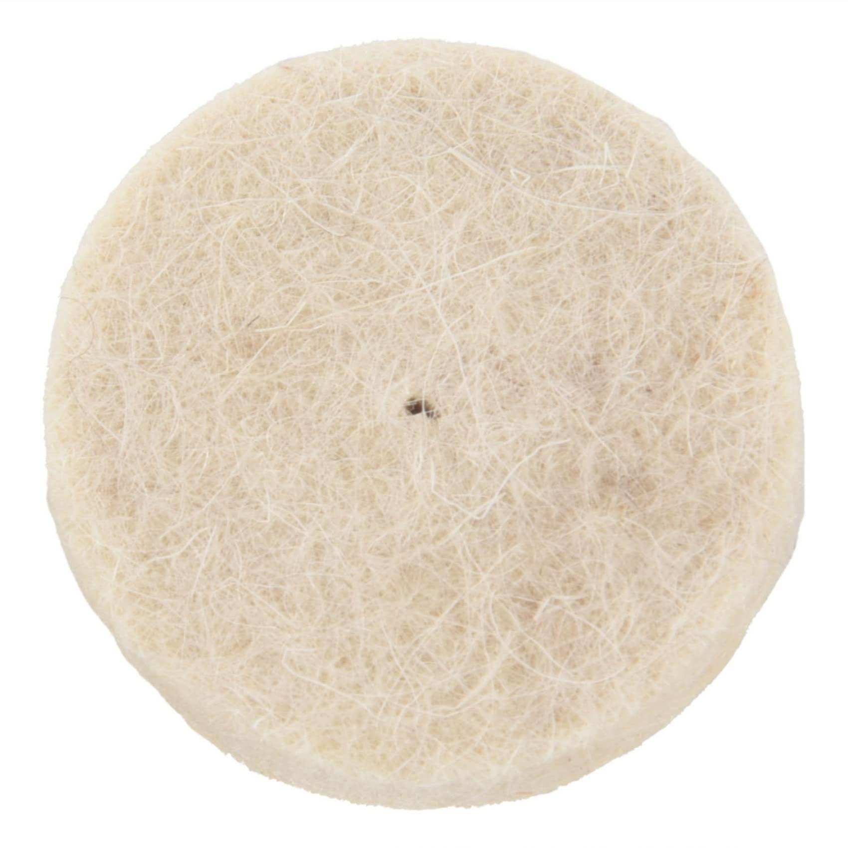 Pasuihcay 33Pcs Soft Felt Polishing Buffing Wheel Mixed Accessory for Rotary Tool, beige