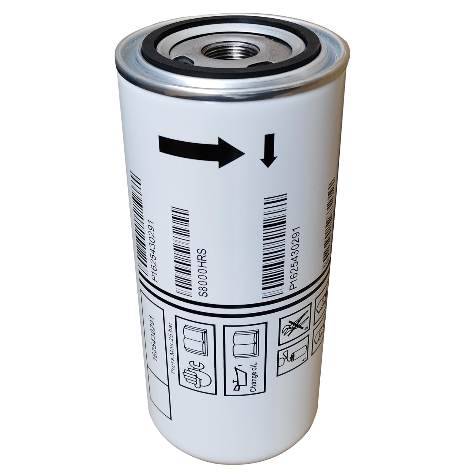 1625430291 est compatible avec les pièces de rechange de filtre à huile de compresseur d'air Quincy. 1625-4302-91 est facile à installer et pratique