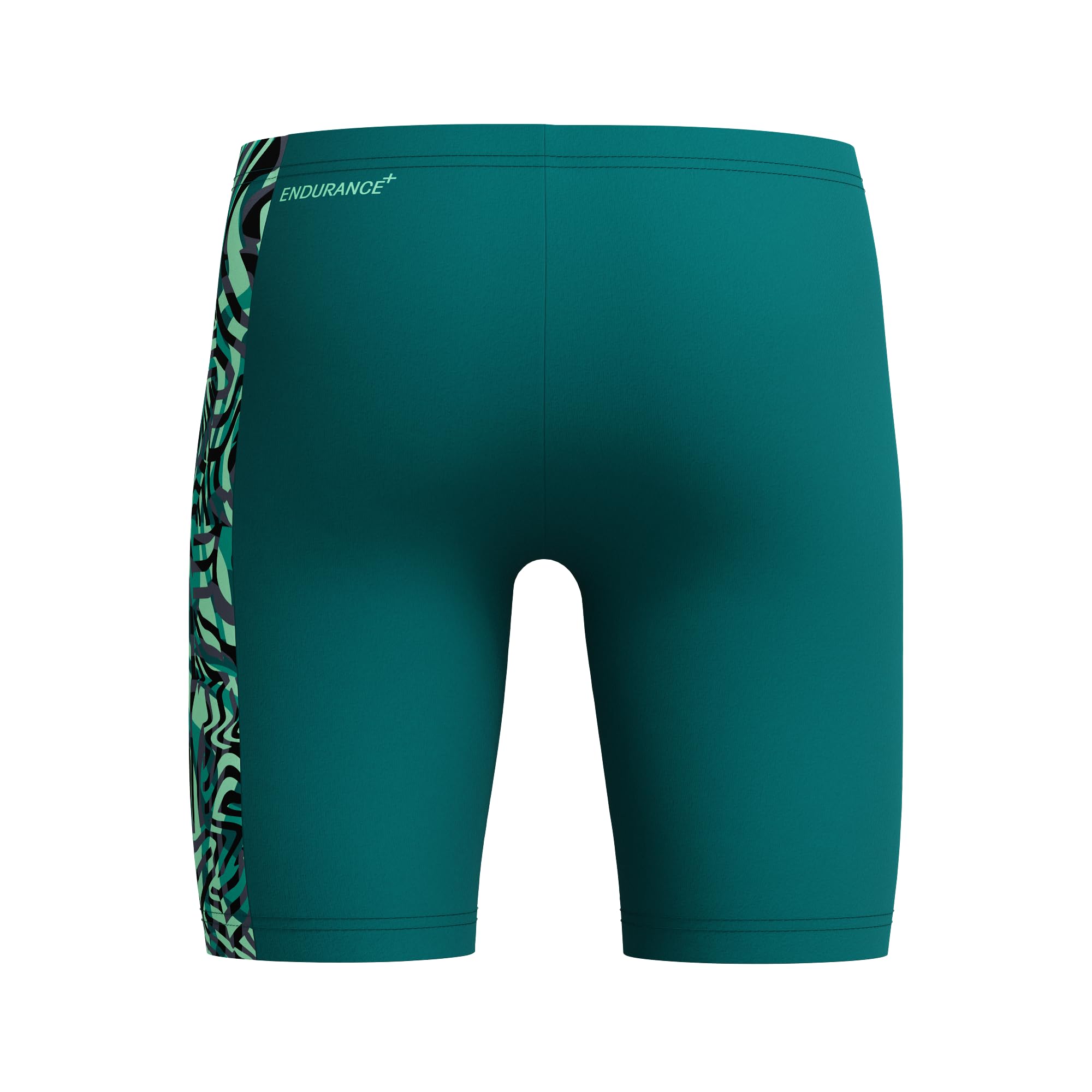 Speedo Maillot de bain pour garçon avec panneau numérique Vert