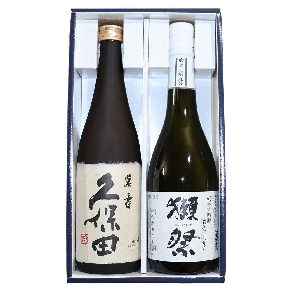 8753 久保田萬寿720ml、獺祭二割三分720ml Amazon.co.jp: 本格純米大吟醸飲み比べ 獺祭 純米大吟醸 磨き三
