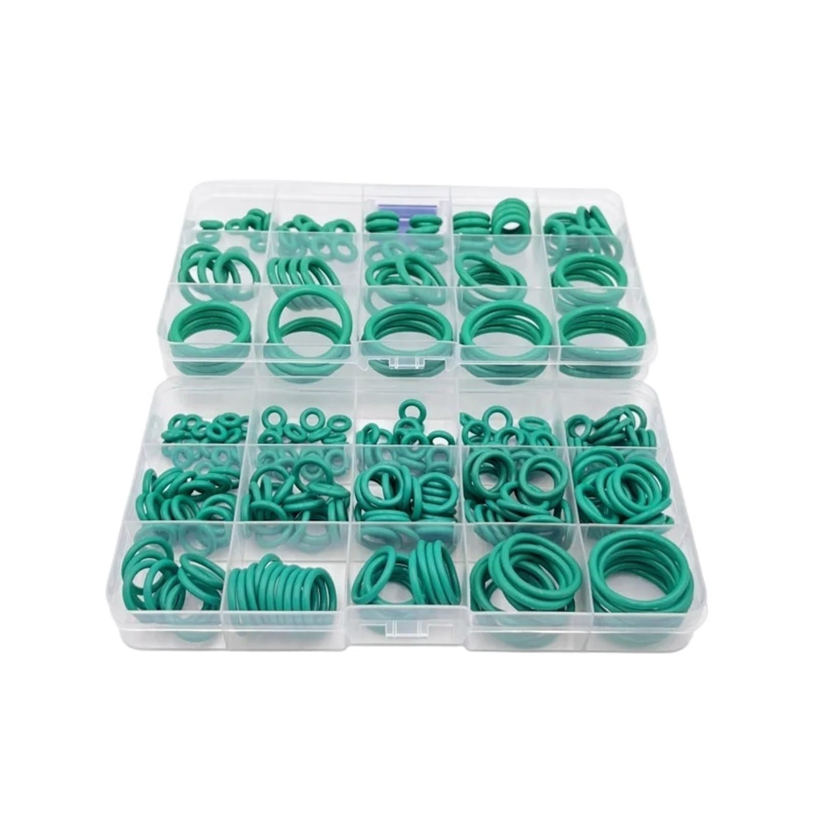 Fluorkautschukring, grüne O-Ring-Dichtung, CS 1–3,1 mm, Fluorsauerstoffring, korrosionsbeständige Dichtung, wärmebeständig, tragbar(150pcs mixed (1set))