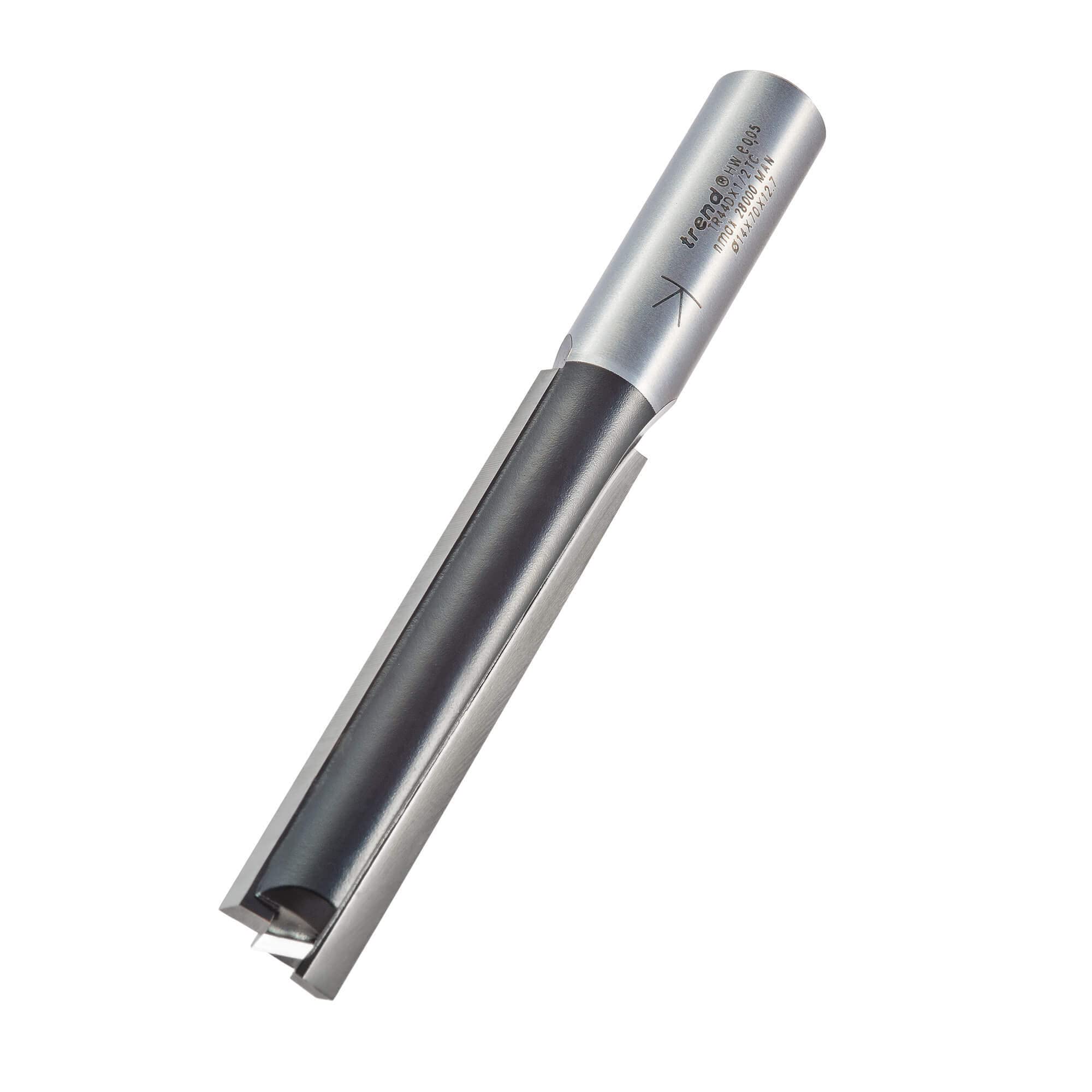 Trend Tr44Dx1/2tc Two Flute Cutter 14mm Dia X 70mm Cut
