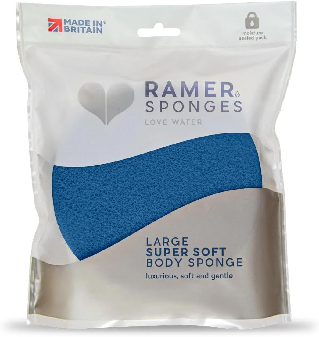 Ramer® Large Super Soft Body Sponge Midnight Blue