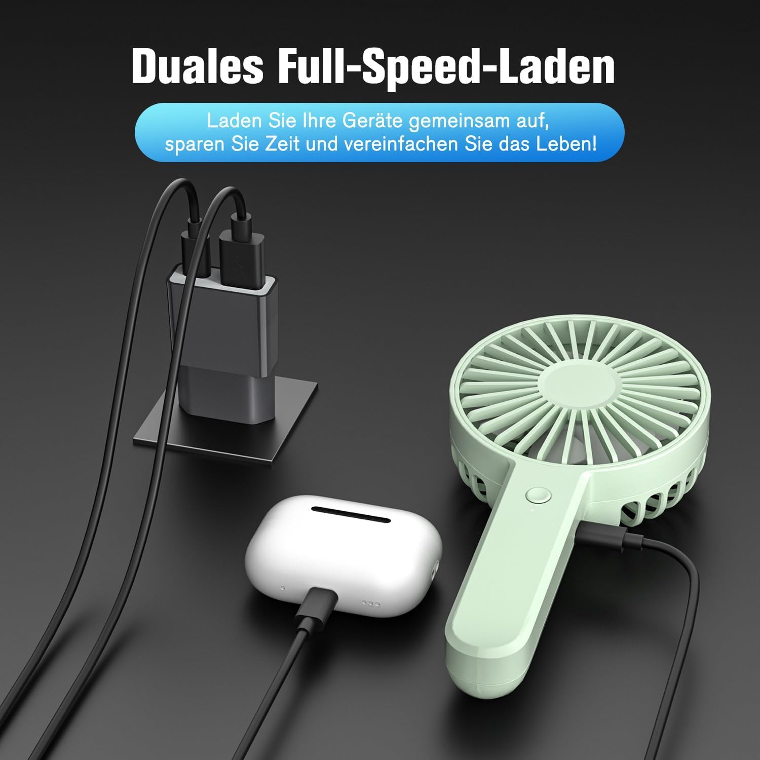 Caricatore USB da 5 W, adattatore di ricarica universale ultra sottile (5 V 1 A), 2 porte, USB-C + A (confezione da 30 pezzi), per iPhone, lettori eBook, spazzolini elettrici Xperia, lettori