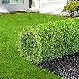 人工芝 ロール 防草シート 1m×20m 芝丈35mm 高密度40万本／ｍ2 人工芝生 人工芝マット 人工芝ロール20ロールタイプ 固定ピン付き 庭 ベランダ ガーデン 屋上緑化 リアル感 透水タイプ 人口芝 防草タイプ