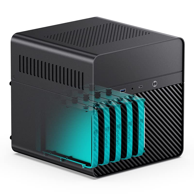 Jonsbo N4 (Black) MicroATX NAS 向けPCケース Amazon.com: JONSBO N4 Black NAS Pc Case, Walnut Wood, 8