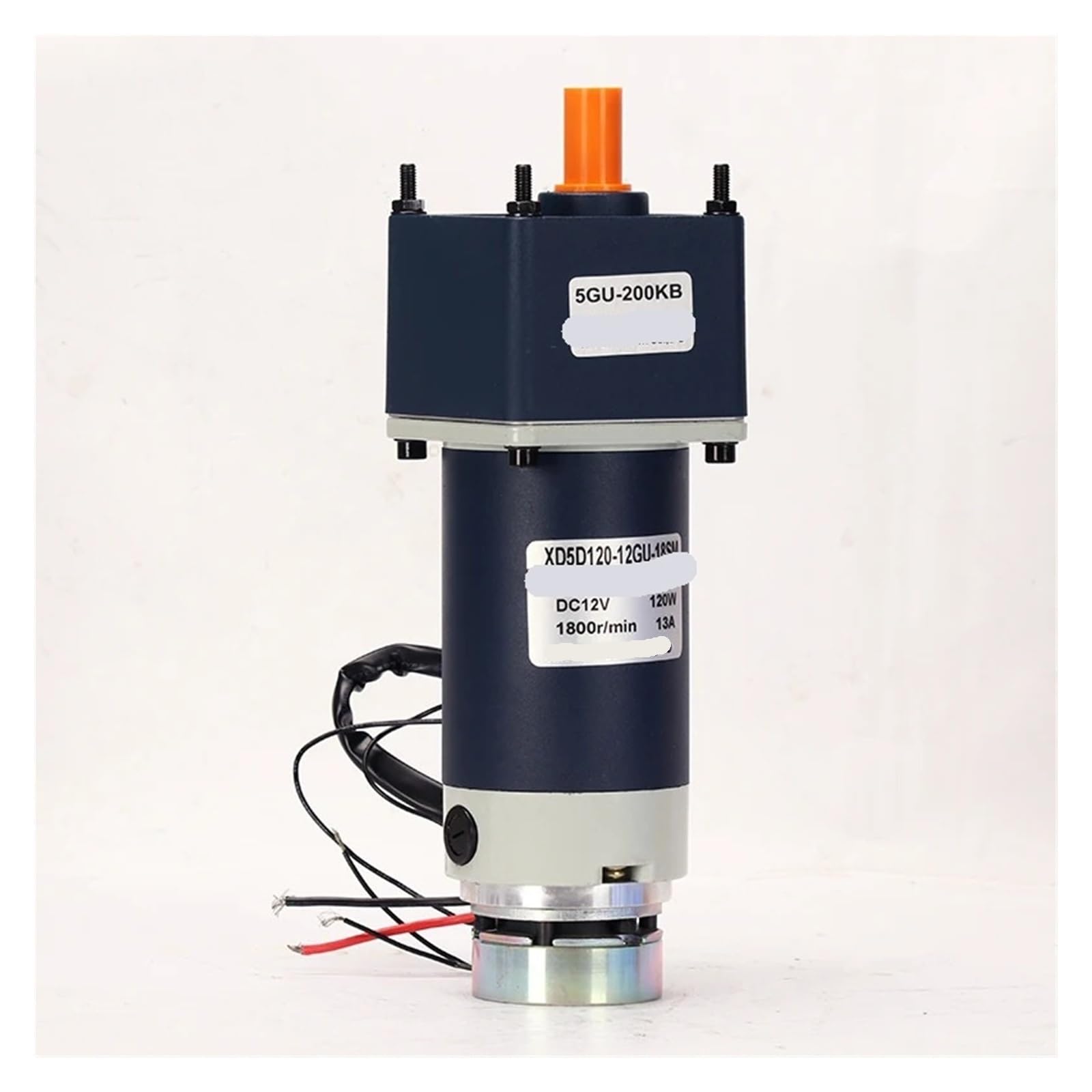 120-W-Gleichstrom-Getriebemotor mit hohem Drehmoment und Bremse, 12 V/24 V, Drehzahlregelung (im Uhrzeigersinn/gegen den Uhrzeigersinn, langsame Drehzahl)(20RPM-12V O MOT)