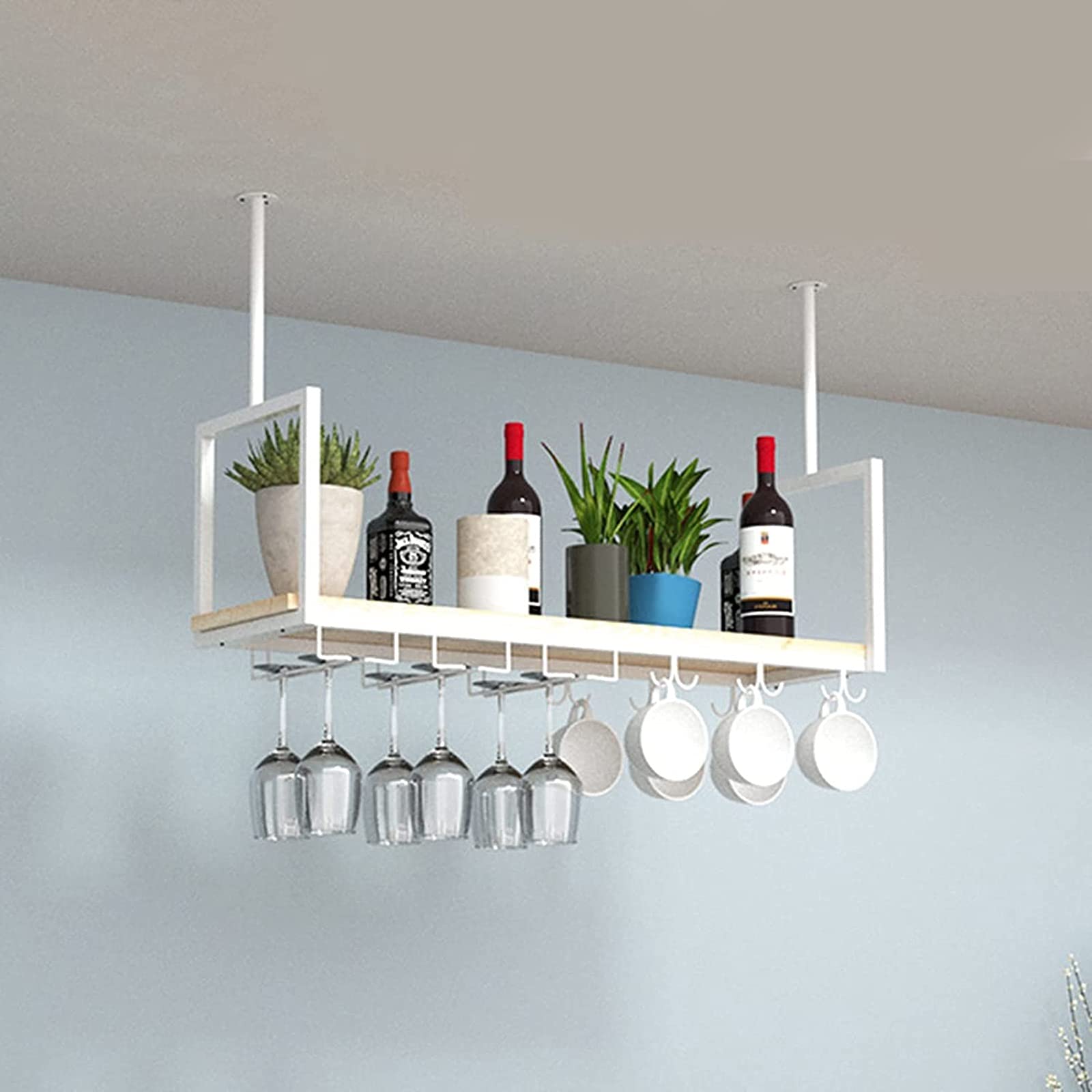 Étagères flottantes modernes pour bar de cuisine et salon élégant
