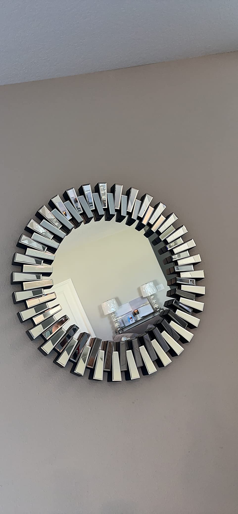 28/mo Finance Christopher Knight Home Elaina Circular Wall Mirror