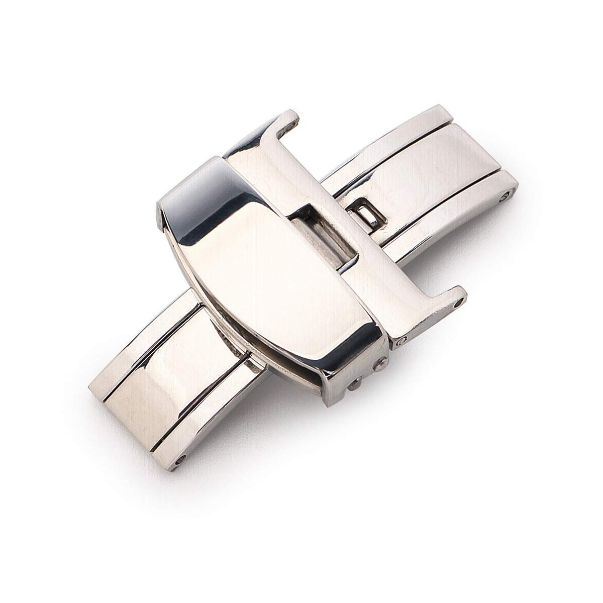 Fibbia A Farfalla In Acciaio Inox Colore Oro, Larghezza 14 Mm, Per Gioielli E Accessori