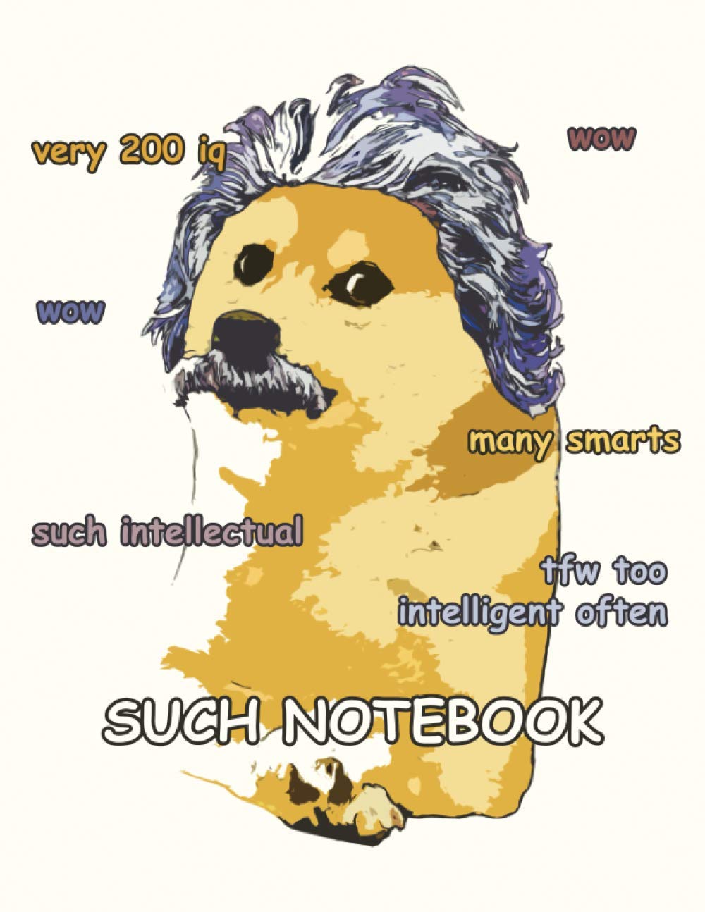 Shiba Inu Meme – Dogestein: Dotted Grid Journal 8.5 x 11 (150 pages) (Dotted Memebooks)
