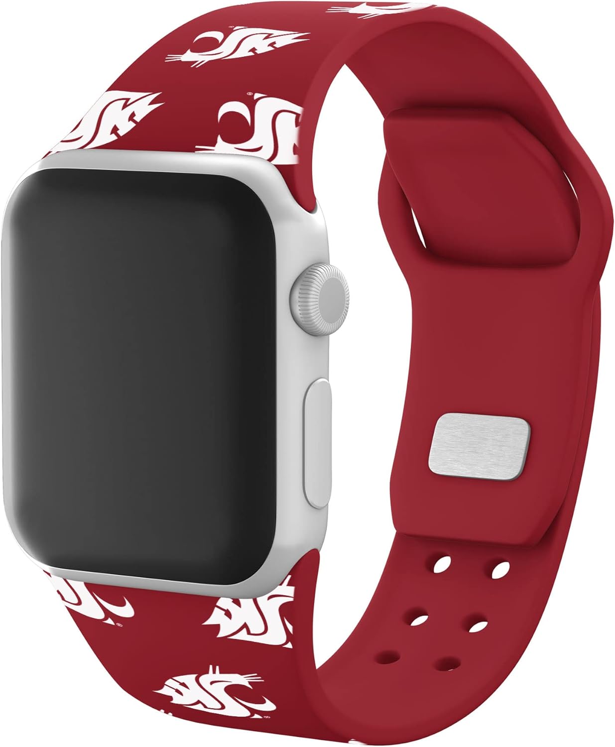 Affinity Bands Washington State Cougars HD NCAA Watch Band Compatible with Apple Watch - All Series