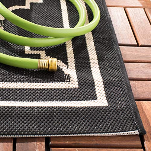 Tapete decorativo SAFAVIEH 2' x 3'7" negro y crema miniatura 3