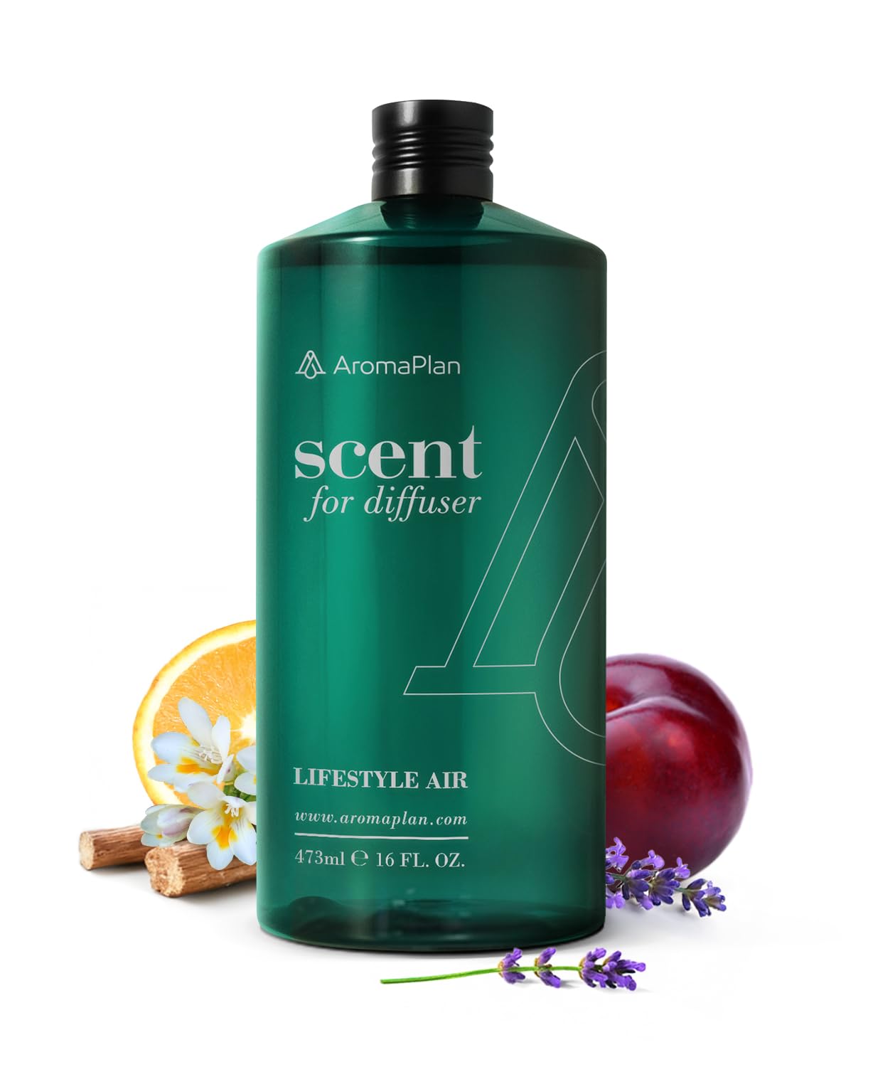 Aromaplan Hotel Scents Lifestyle Air 16 Fl Oz (473ml), Home Luxury Aroma & Hotel Diffuser Oil- Hotel Diffuser Oil for Aromatherapy- USA Made, Bigger Bottle, Bolder Aroma & Longer Lasting