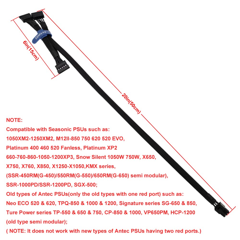 Câble D'Alimentation Sata Mâle 15 Broches Vers Molex 4 Broches Ide