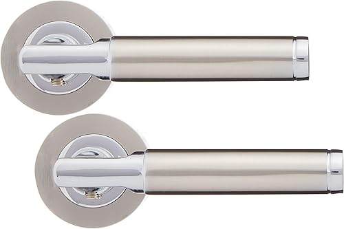 GK006SNCPINTB BELAS Latch Pack, níquel satinadocromo pulido