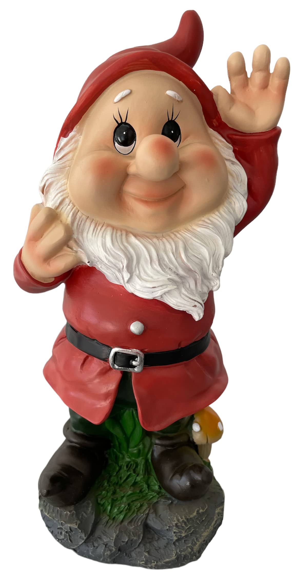 Playml® Lechuza Figura XXL gnomo da giardino portafortuna altezza 68 cm