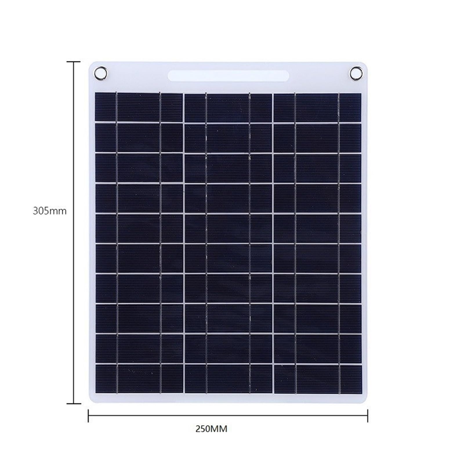 2W/40W/60W Panel słoneczny elastyczne podwójne USB 5V do telefonu komórkowego zewnętrzne ładowanie awaryjne Camping Power Bank bezpieczna płyta słoneczna(40W 300X145X3MM)