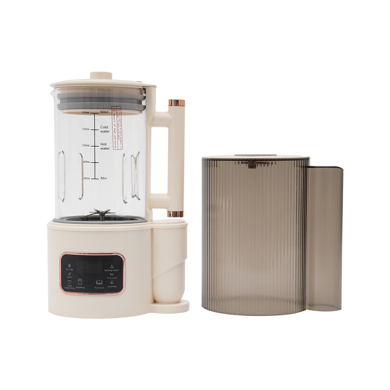 Sojamilch-Maschine, Premium-Sojamilch-Maschine, Heizleistung: 500W-Kapazität: 1000M(Heißes Getränk),Die ideale Wahl für die Zubereitung von Getränken wie Sojamilch und Fruchtsaft