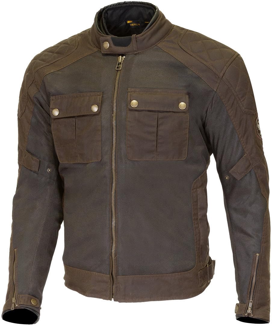 Blouson textile de moto Merlin Shenstone II Cotec Air veste ventilée sécurité D3O - 8