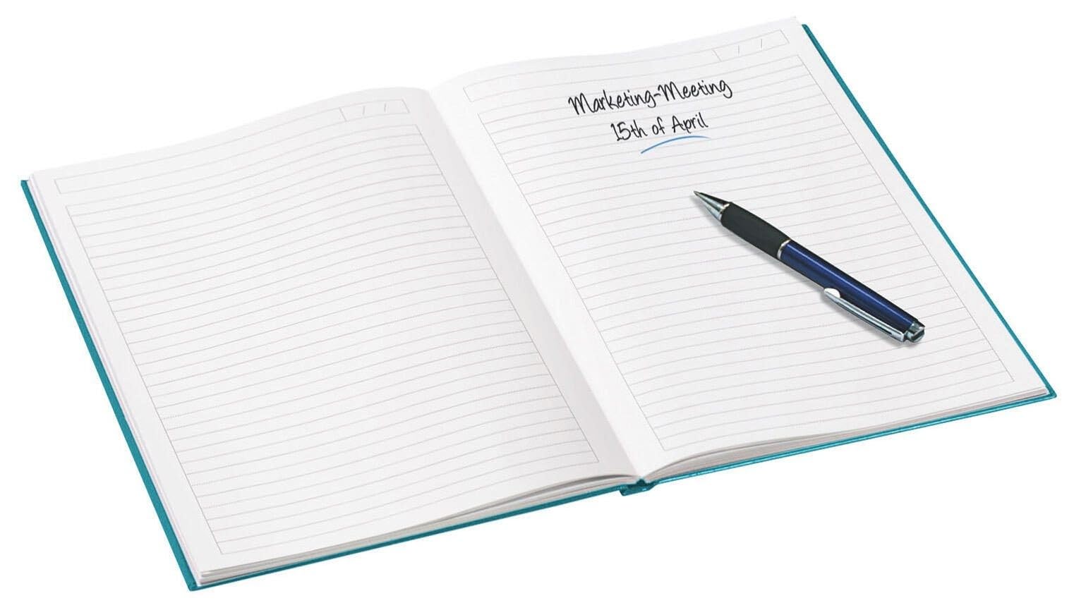 Leitz WOW Notebook A5 Lined, Hardcover, 160 Pages, 80 Sheets of FSC-Certified Paper (80 g/m²), Laminated Cover