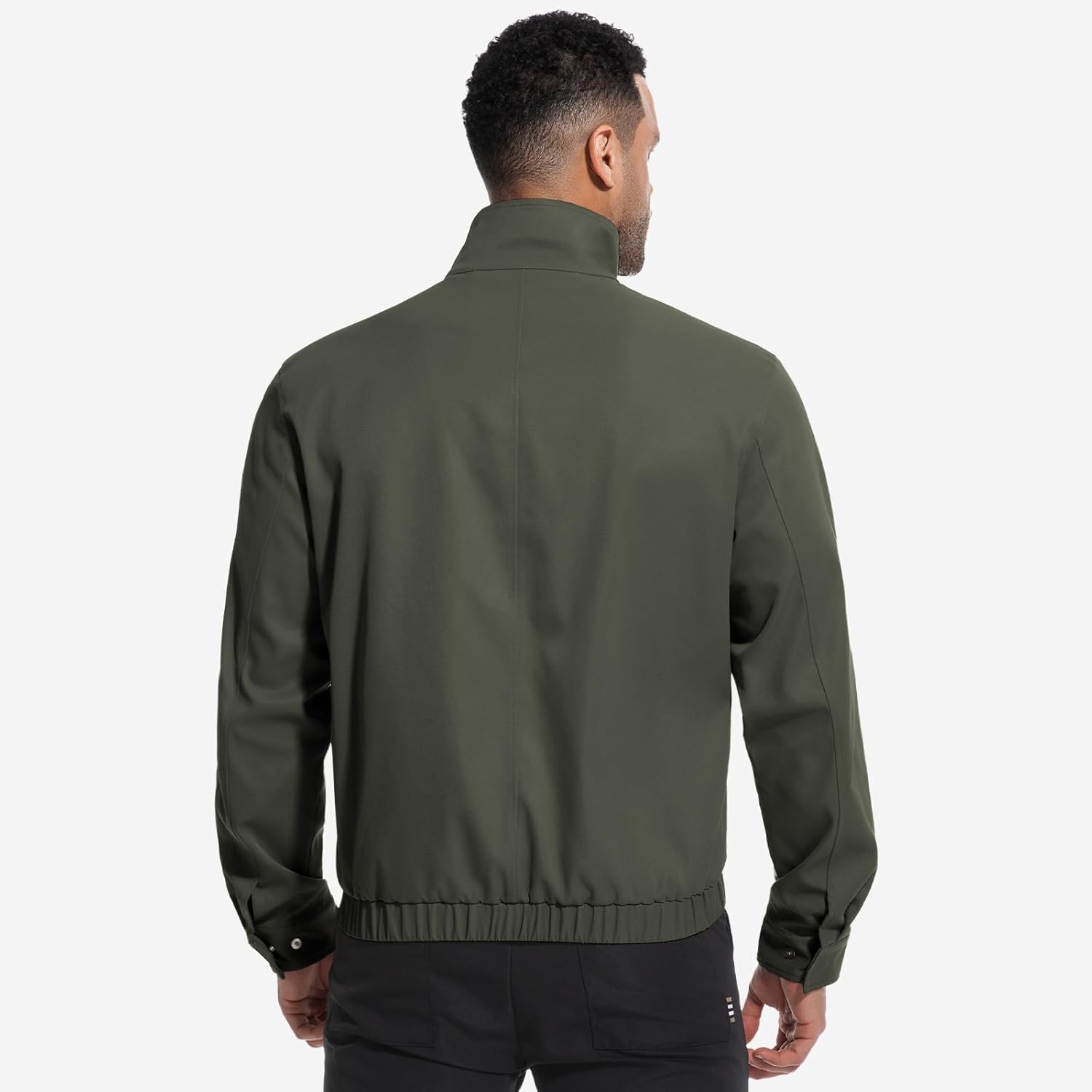 Men's Military Jackets Lightweight Multi Pockets Magnetic Buckle Jacket Spring Outdoor Coats - Image 2