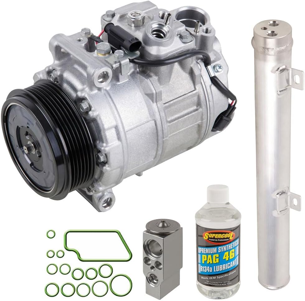 For Mercedes ML350 ML550 ML500 OEM AC Compressor w/A/C Repair Kit - BuyAutoParts 60-83770RN NEW
