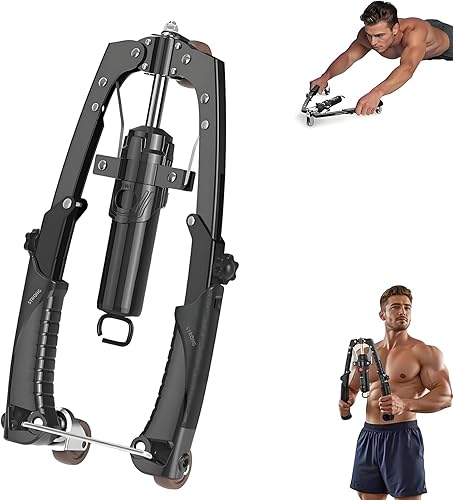 Mymus Coreflex Twister Pro, todo en uno ajustable hidráulico de potencia hidráulica, expansor de pecho y fortalecedor de antebrazo, equipo de