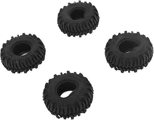 Miniatura 5 de VGEBY Juego de 4 neumáticos de goma RC con absorción de impactos fuerte para 1/24 SCX24 RC Crawler Scx24