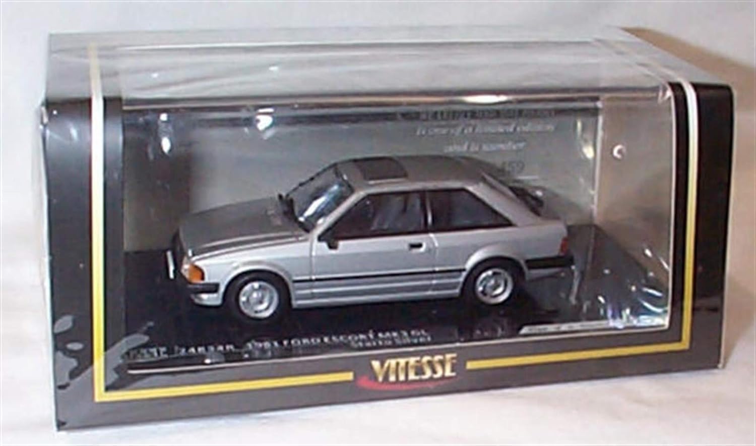 vitesse Ford Escort MK3 GL 1981 Right Hand Drive Strato Silver car 1:43 scale diecast model