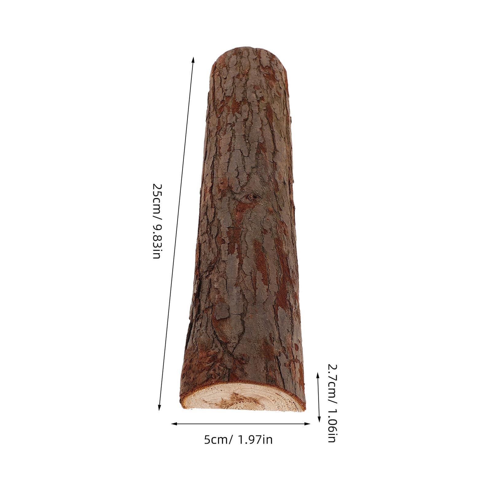 iplusmile Tronchi Decorativi in Legno Essiccato 22cm, Legna da Ardere Finta per Giardinaggio e Grigliate, Ceppi per Bracieri da Esterno, Set da 10 Pezzi per Patio e Spazi Interni